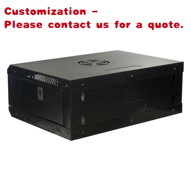 custom.19-Inch Indoor 4U CCTV Metal Cabinet Data Centers Wall-Mounted Computer Server Rack with 6U Capacity