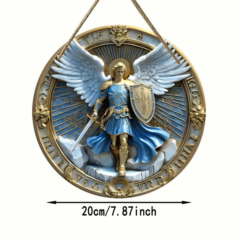 ديكور المنزل القرص الخشبي الملاك الفرعية سلسلة الملاك المقدس الفداء غرفة نوم جدار ديكورات مدون صور الدعائم الديكور الدائري #5