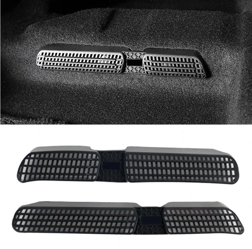 For Skoda Karoq Kodiaq 2018-2020 Accessories Seat Bottom AC Air Duct Vent Anti-blocking Protective Cover Seat Anti-Kick