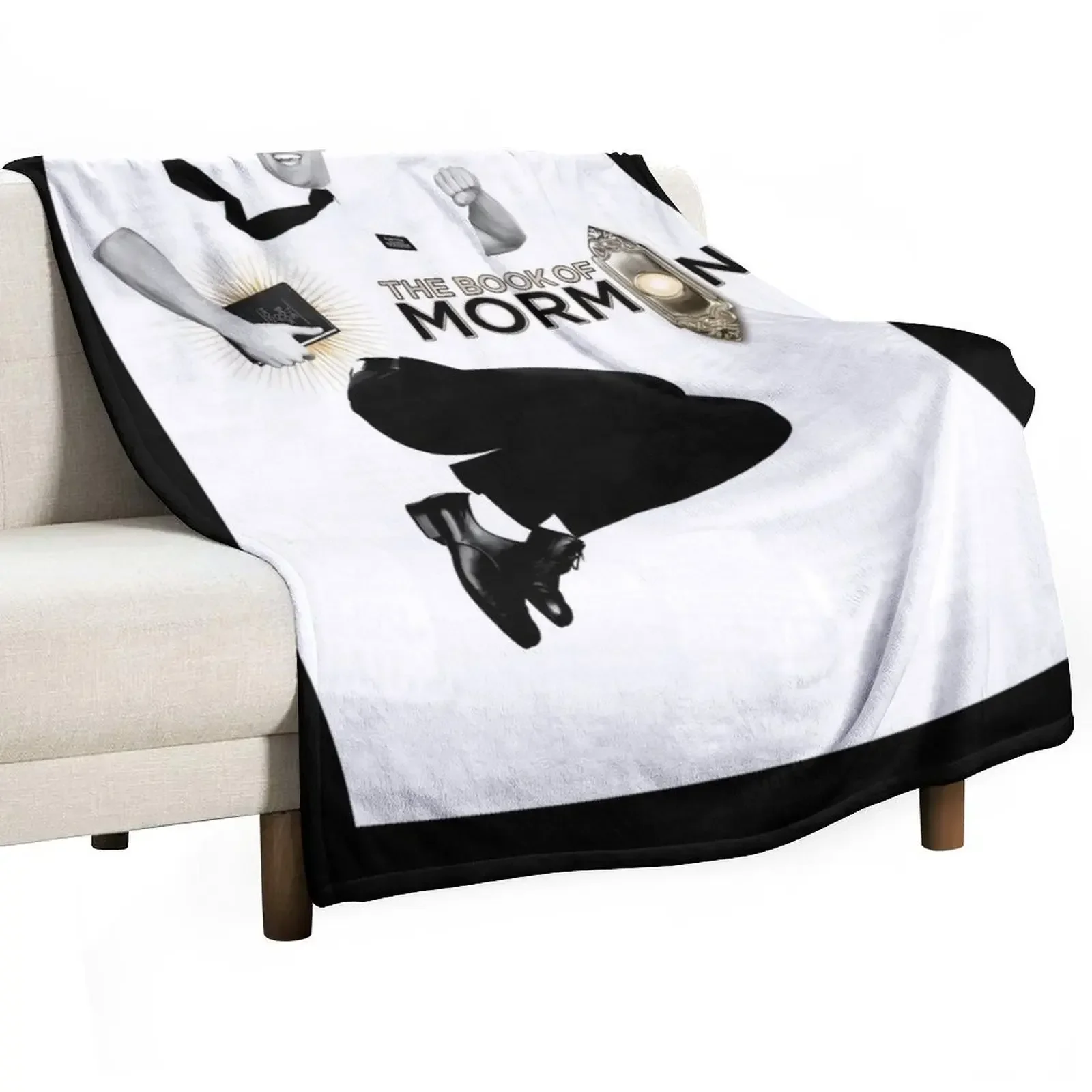 

Book Of Mormon Poster Throw Blanket Decorative Sofas halloween Furry Blankets For Sofas Blankets