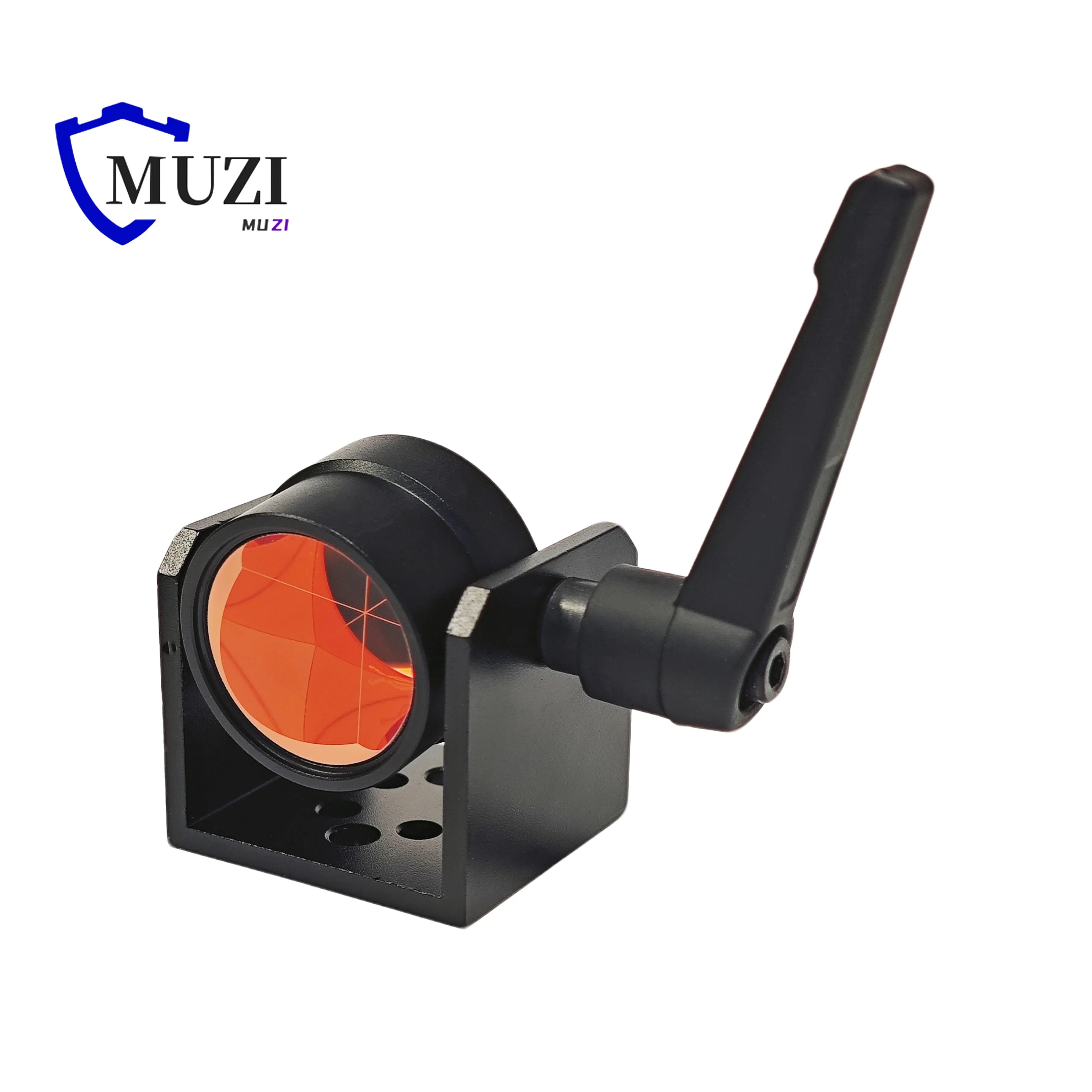 MP090B U-Bar Monitoring Mini Prism， Rotatable & Tiltable High-Precision 25.4mm Copper-Coated Prism for Engineering Surveying