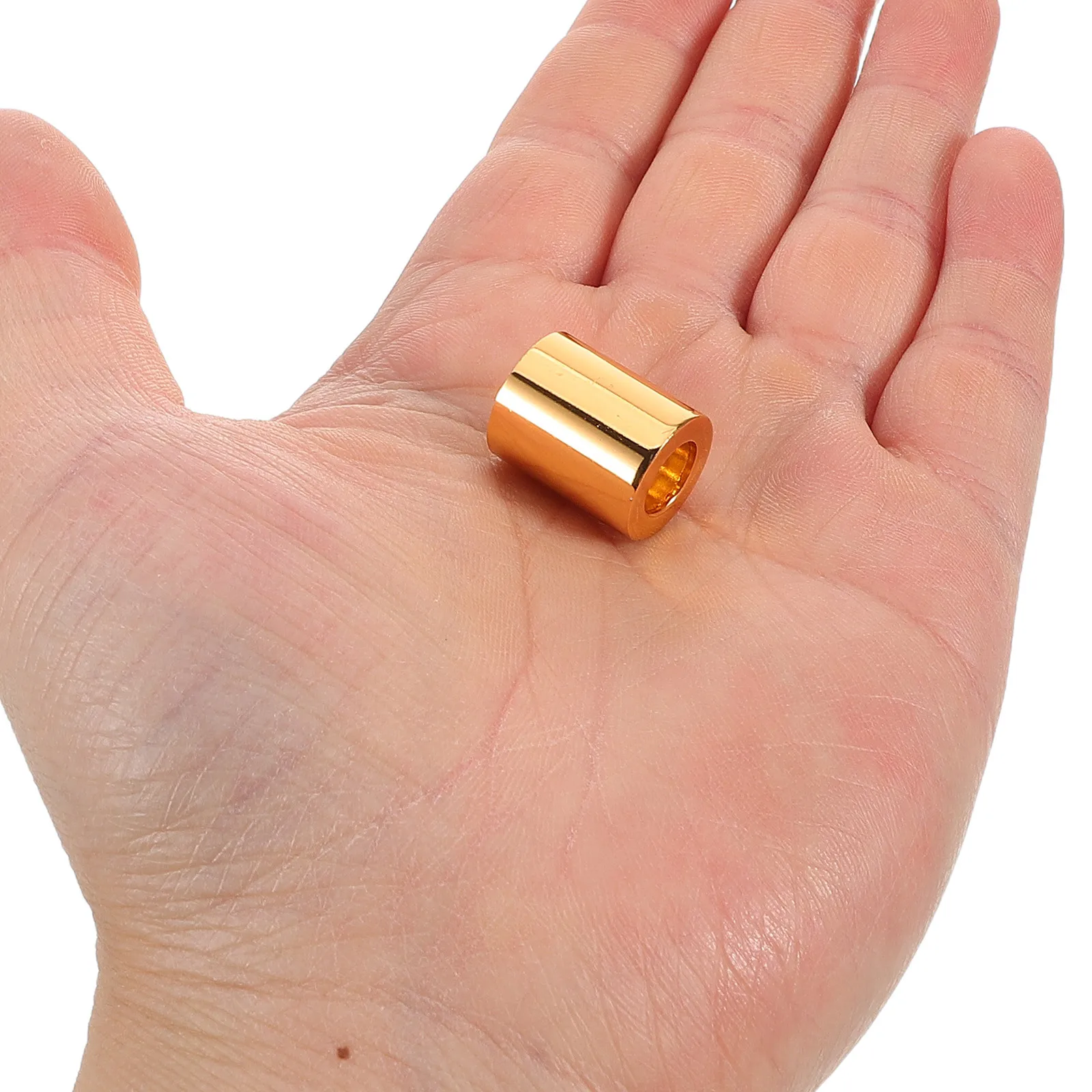 

Polished Golden Suona Hoop Horn Replacement Part Steel Metal Accessory for Traditional Suona Instrument Repair Upgrade