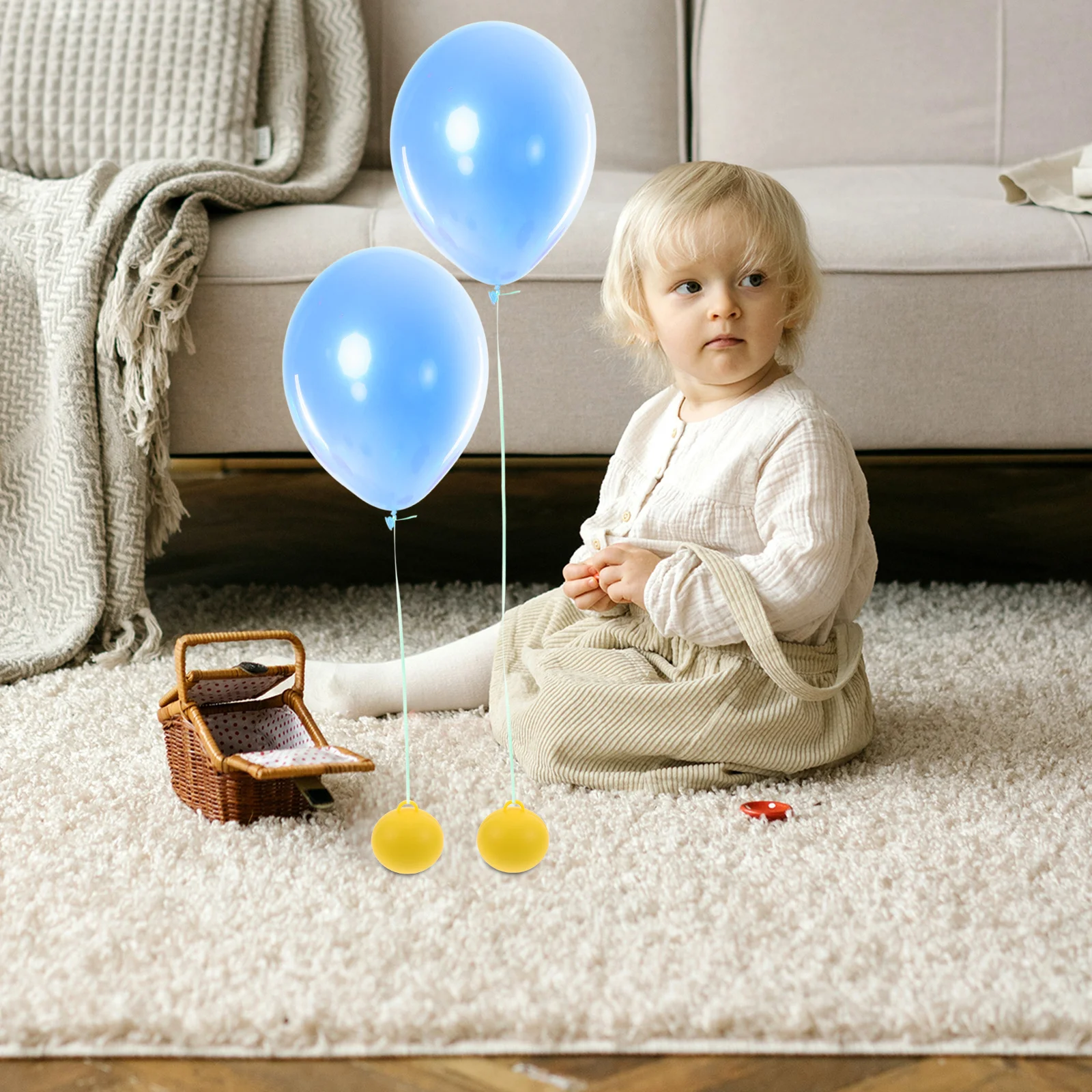 

6Pcs Helium Balloon Weights Plastic Table Anchors Holders Floating Party Birthday Wedding Decorations Weighted Base