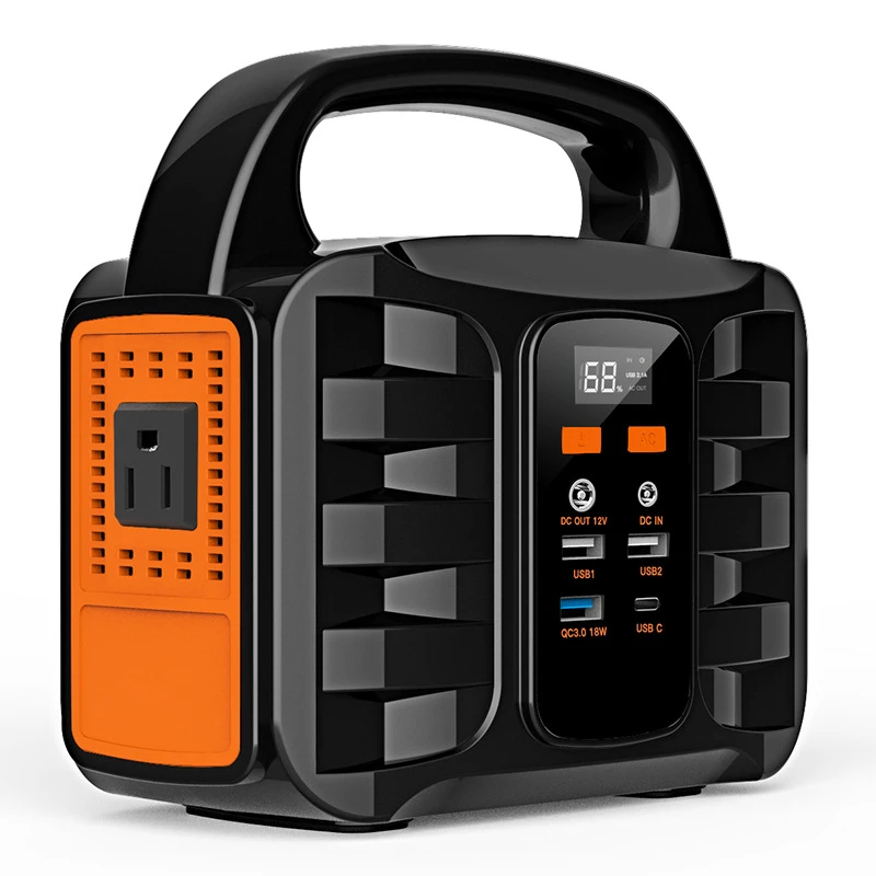 

42000mAh Large Capacity Power Station 150W Outdoor Digital Portable Power Bank 110V AC Outlet for Mobile Phones Solar Generator