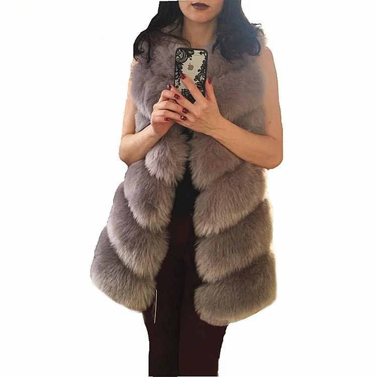 

Теплая меховая куртка для женщин, осенне-зимняя модная верхняя одежда без бренда, с регулируемой талией, без капюшона