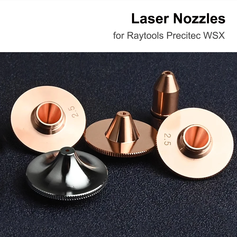 Laser Nozzles Fiber Cutting Machine Double/Single Dia.28/25/D32mm SP copper nozzle for raytools WSX nozzle