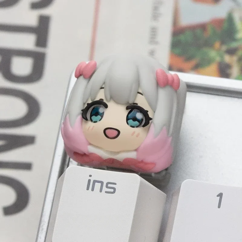 Onimai: I'm Now Your Sister! Anime Keycaps Resin Artisan Keycaps for Mechanical Keyboard Accessories Custom Cute Key Caps