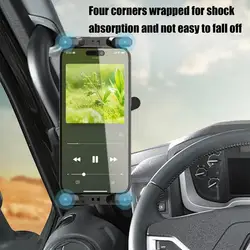 Truck Phone Holder Cell Phone Mount Holder Automobile Cradle Car Navigation Bracket Phone Stand For Truck Excavator Forklift
