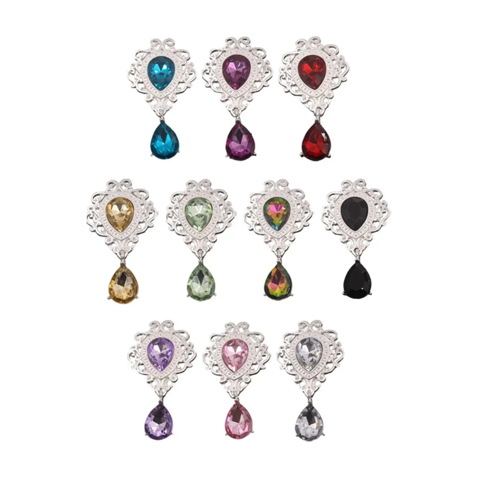 10 قطعة قلادة حجر الراين العثور على لوازم سبيكة لصنع المجوهرات بنفسك