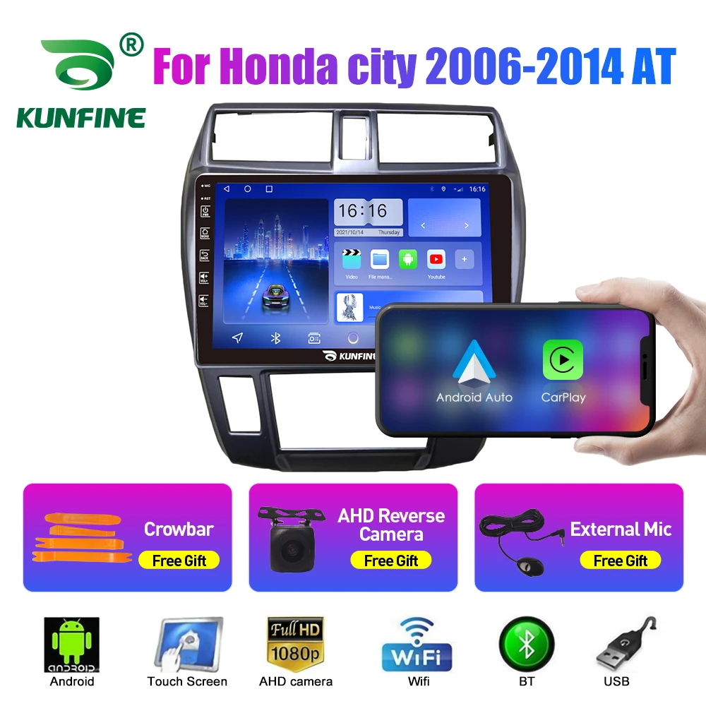 

10.33'' Car Radio For Honda city 2006-2014 AT Android Car Stereo DVD GPS Navigation Player Touch Screen Carplay Android Auto
