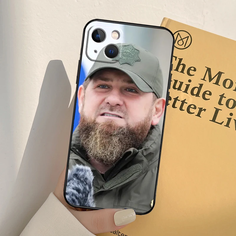 Chechen Leader Ramzan Kadyrov Case For iPhone 16 15 14 Pro Max Plus 13 12 Mini 11 Pro Max Back Cover