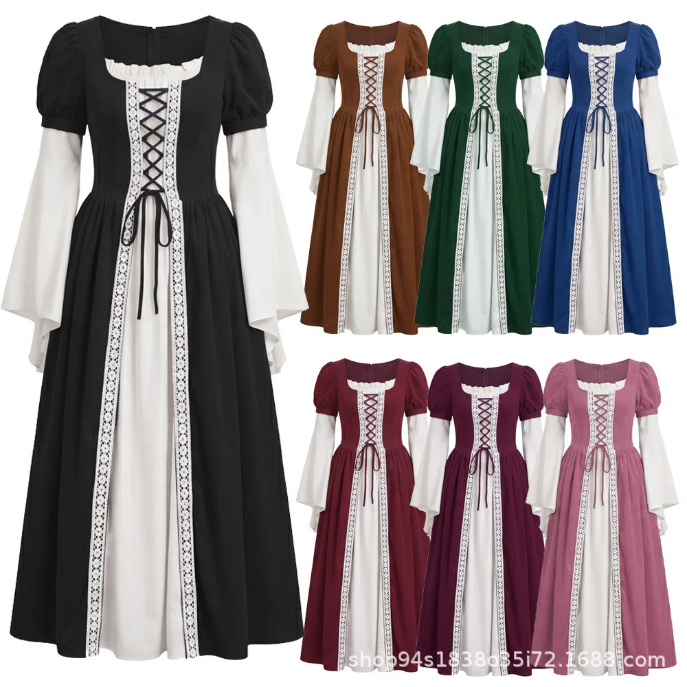 womens-medieval-renaissance-retro-dress-tie-waist-victorian-court-long-dress-drama-stage-dress-halloween-party-costumes