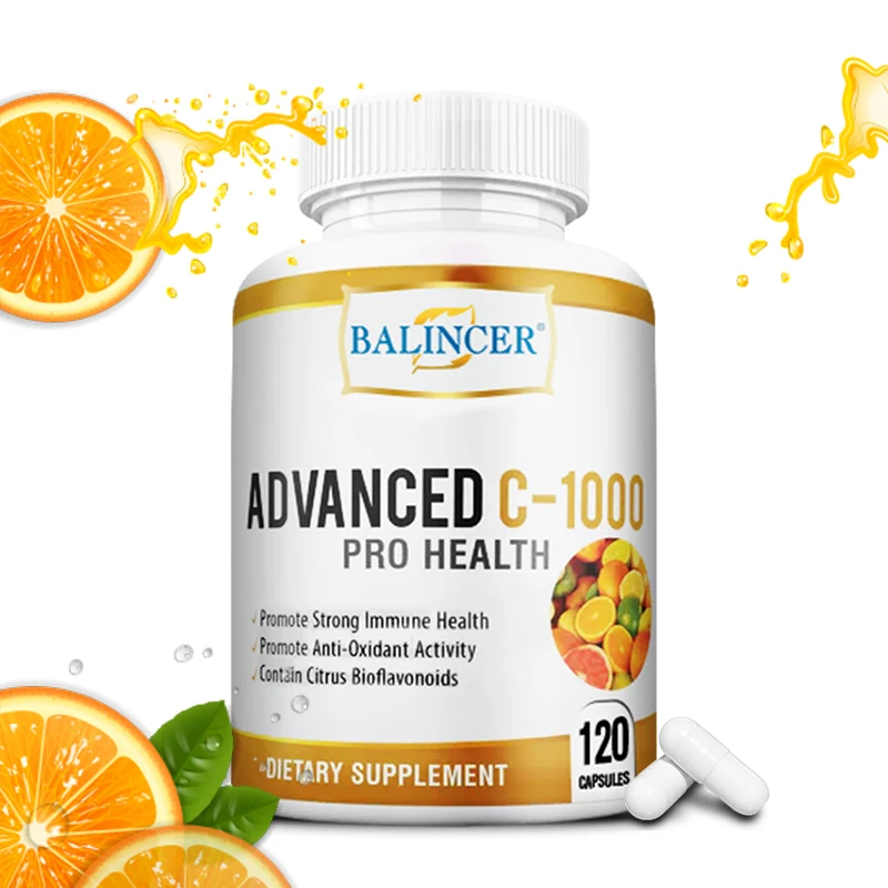 Vitamin C 1000 Mg, Promotes Collagen Production, Vitamin C Liposomal Dietary Supplement, Non-GMO and Gluten-Free Vegetarian