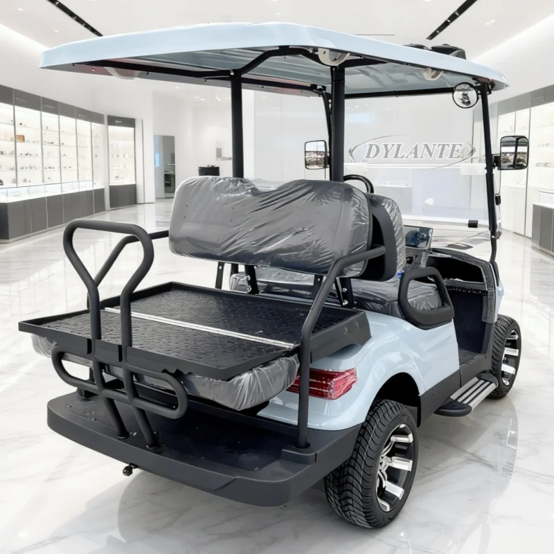 New Products Launched At Golf Courses Exclusive Partners New Design Factory Two-seat Sightseeing Bus/Club Golf Cart/Hunting Cart
