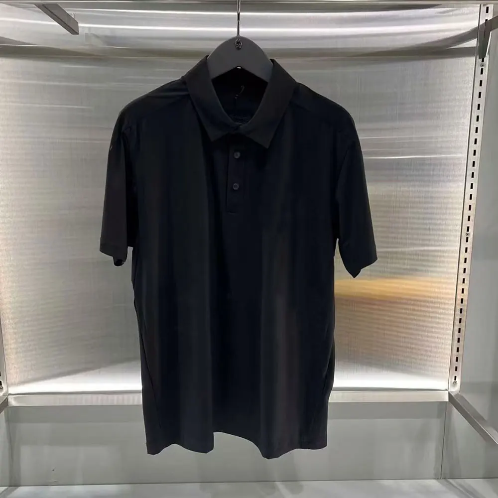 

Мужская спортивная футболка для гольфа Весна/Лето 2026, из ткани Ice Silk с защитой от солнца, дышащая, отводящая пот