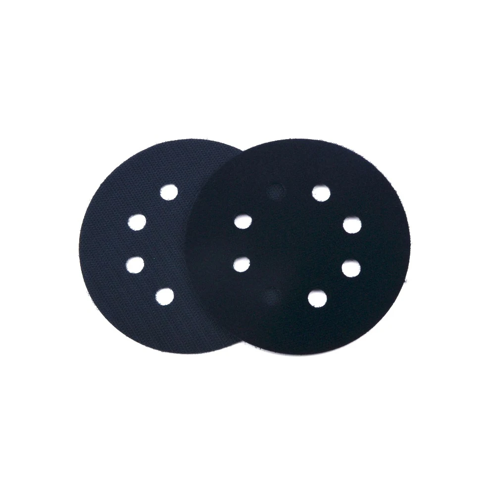 2PCS 5 Inch 8 Holes Surface Hook and Loop Interface Pad Protection Disc Power Tool Accessories for Sander Polishing and Grinding