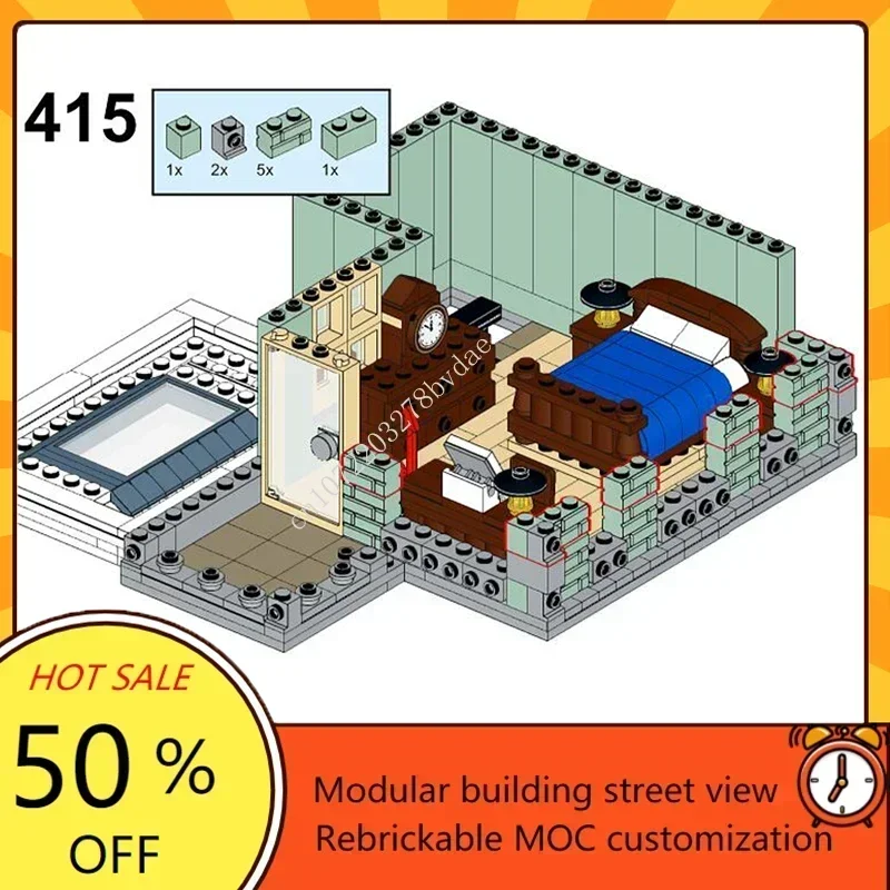 The Toy Store Modular MOC Creative street view Model Custom Puzzle Architecture DIY Education Assembly Model Toys Gifts
