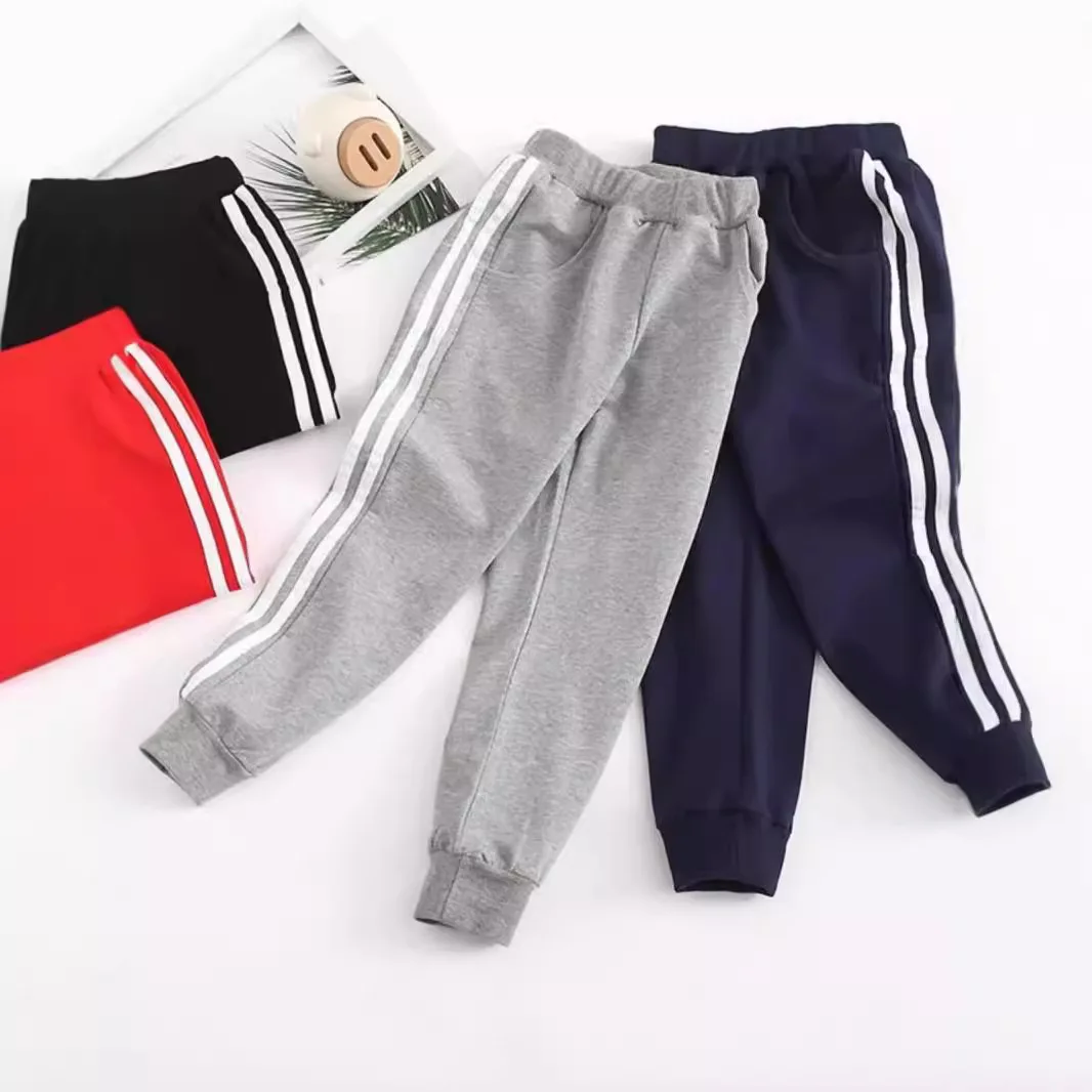 Boys' sports pants, spring and autumn styles, children's health cotton, baby sanitary pants, casual pants, medium and large chil