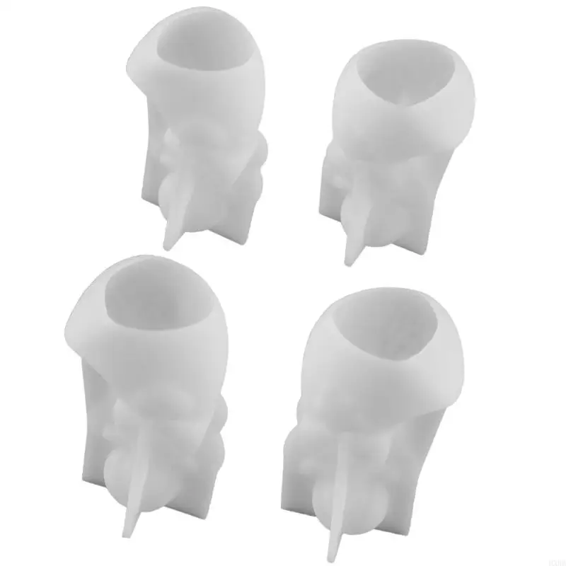 

2025 New Pack of 4 Silicone Mould Angelic Heart Star for Various Materials Crafting