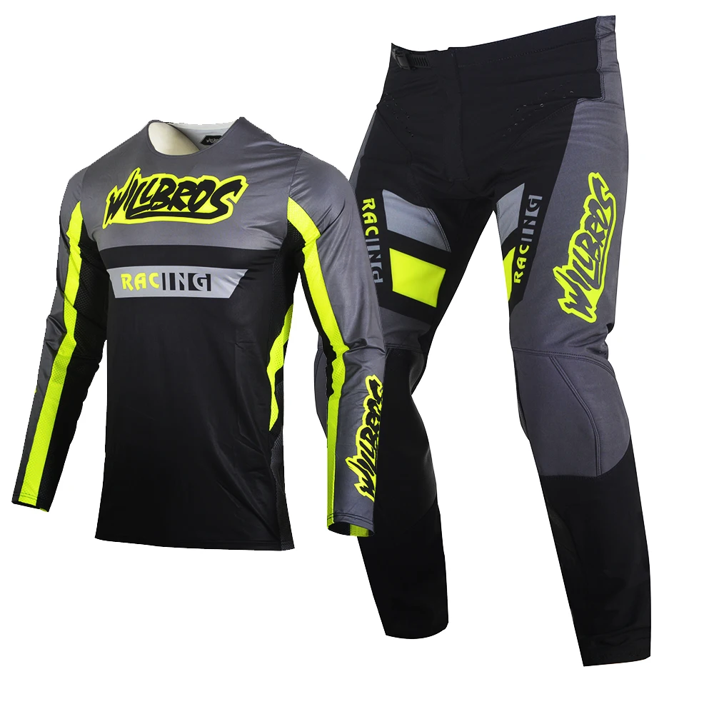 Willbros MX Jersey and Pants Combo Gear Set Motocross Dirt Bike Offroad Riding Enduro MTB Moto Suit For Adult view 5