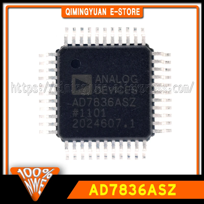 1~20PCS/LOT AD7836ASZ MQFP44 14-Bit Quad Digital-to-Analog Converter (DAC) AD7836 100% New Spot stock