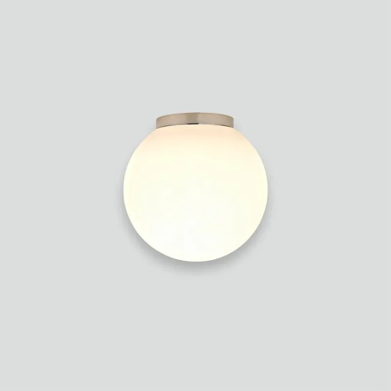 230V PIR Motion Sensor Switch Wall Mounted Large Round Glass Ball Integrated Circuit for Bathroom Ceiling Light Interior