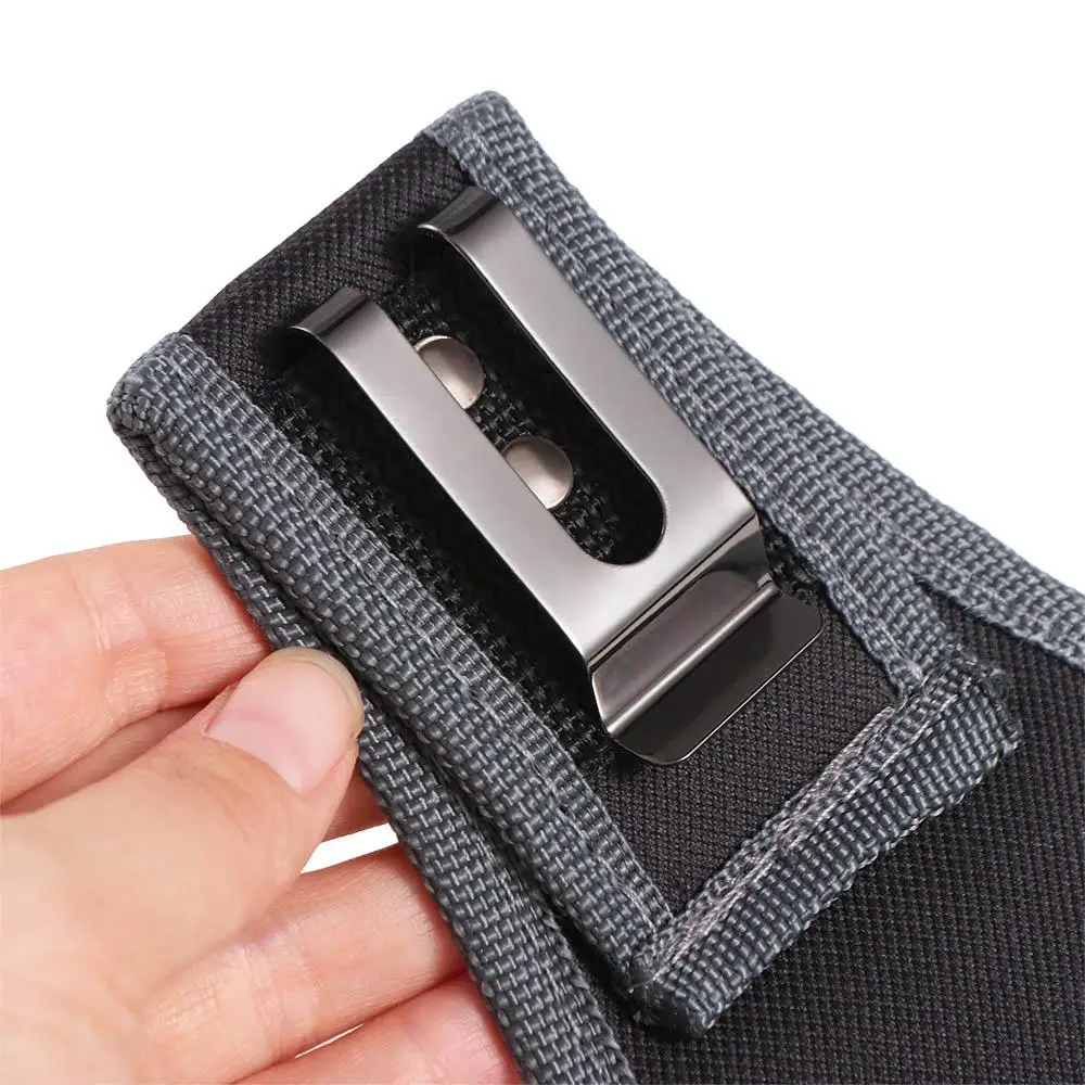 Wear-resistant Tool Waist Bag Multilayer Storage Oxford Cloth Tool Belt Thickened Hanging Bag Electrician Tool Bag Hardware