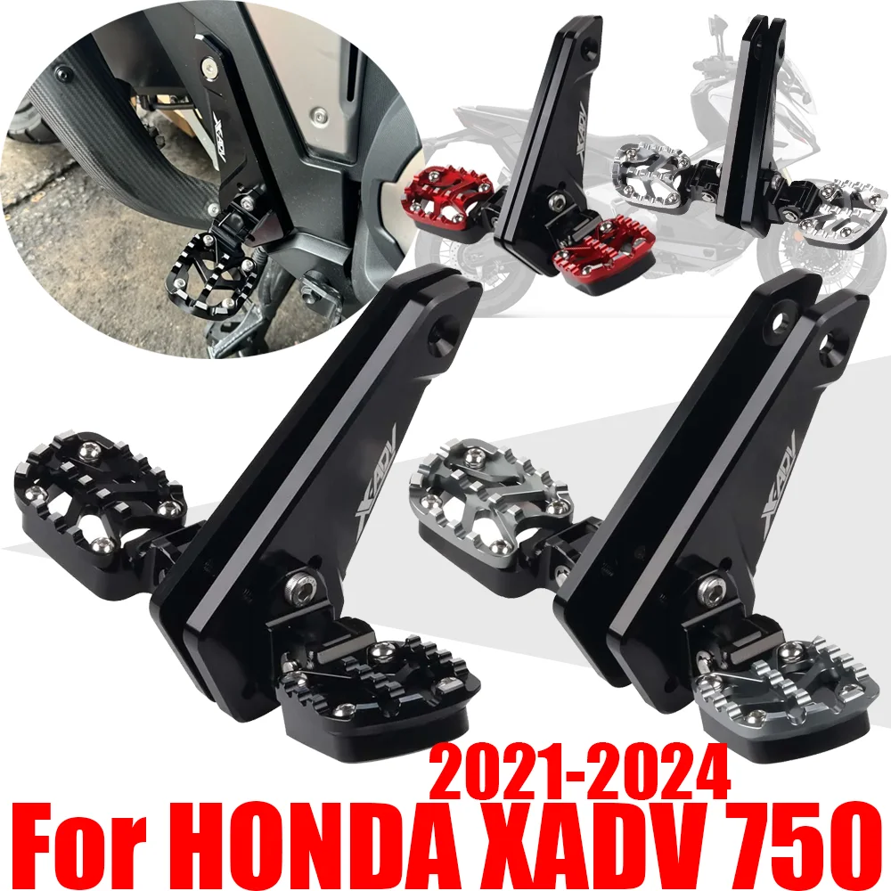 

Для HONDA X-ADV XADV 750 XADV750 2021 2022 2023, аксессуары, складные задние подножки, подставка для ног пассажира, педаль, подножки