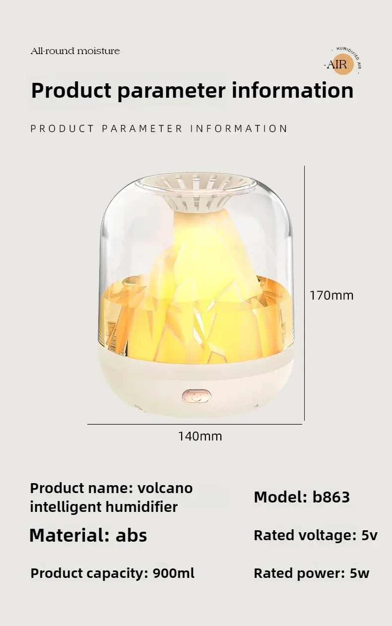 مناسبة ل 11-20m2 المرطب المنزلية الضباب التفتيت الروائح آلة داخلي غرفة نوم المحيطة ضوء الهواء Usb المرطب