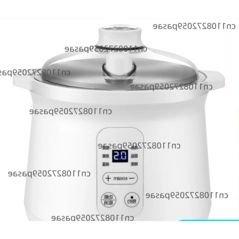 Electric Slow Cooker WDZ-121 Portable Food Stewer Slow Cooker for Home Dorm Office Travel Soup Porridge Maker