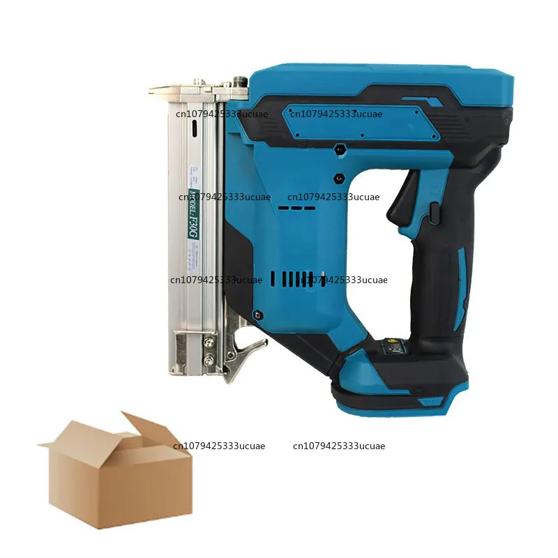 Wireless Lithium Battery Electric Nail Gun Single Shot Automatic  Woodworking Code  Straight Nail Gun