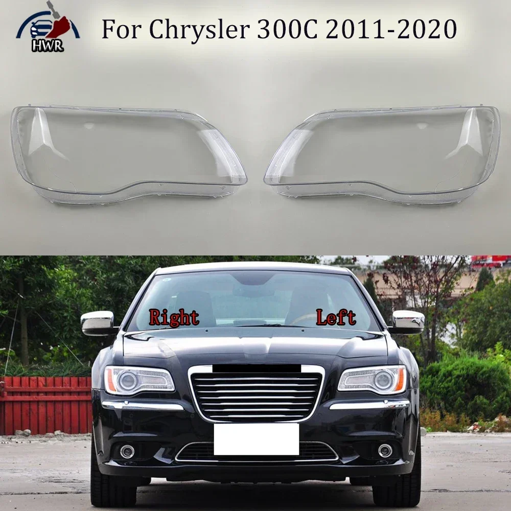 

For Chrysler 300C 2011-2020 Headlamp Transparent Cover Lamp Shade Headlight Shell Lens Plexiglass Replace Original Lampshade