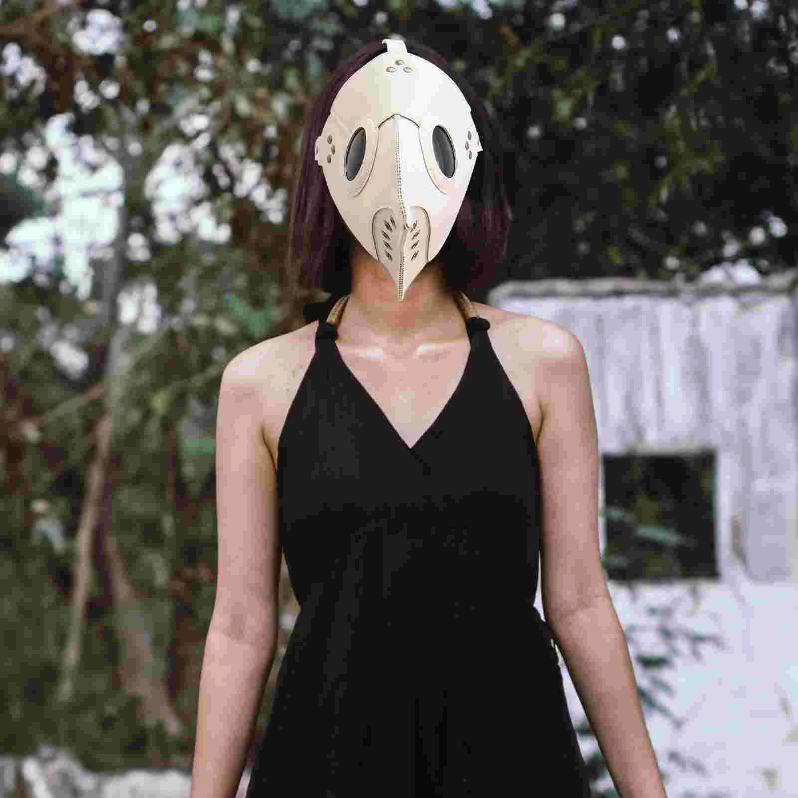 Bird Mouth Mask Long Nose Beak Cosplay Steampunk Party Dance Props Halloween Clothes Costume Accessory