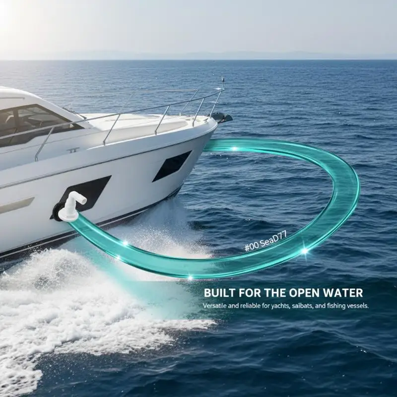 Boat Yacht Drainage Outlet 90 Degree Marine Grade Stainless Steel Bilge Deck Drain Quick Fit for Deck Water Management