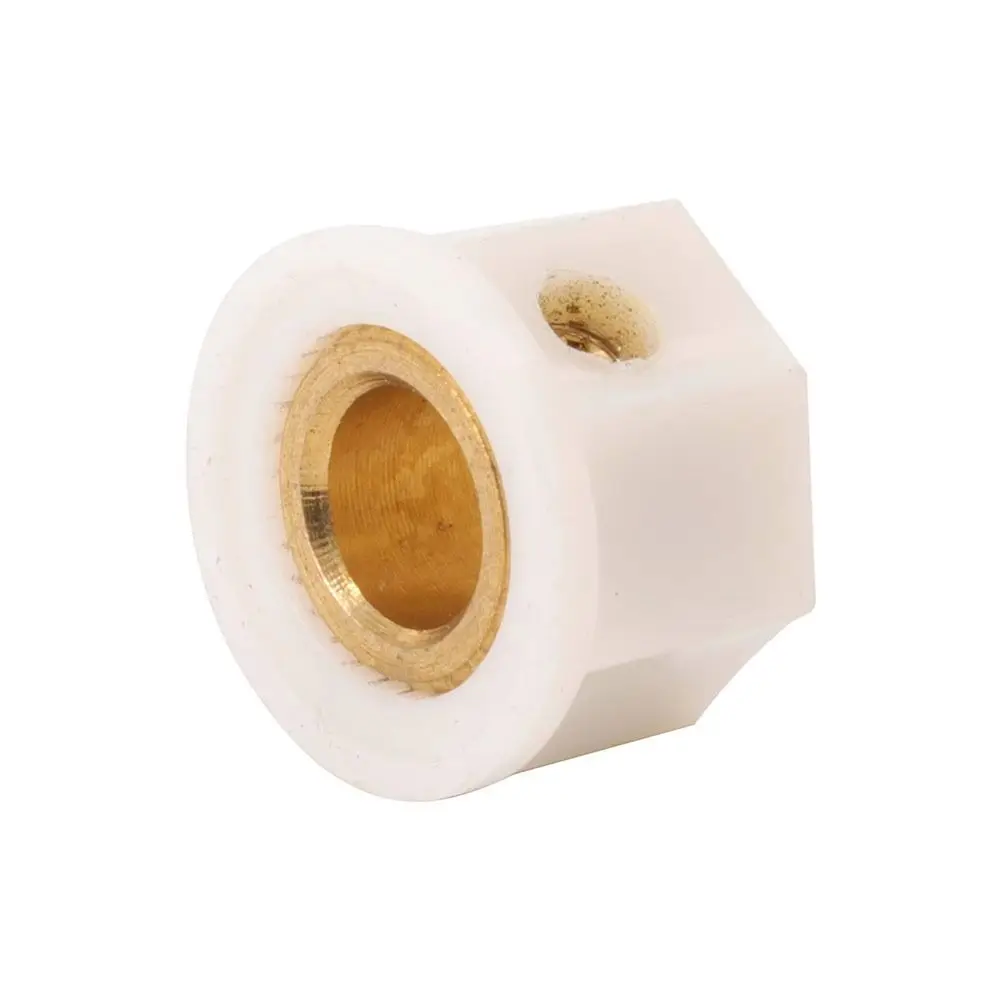 4Pcs 15x10.5mm Pointer Control Knob 6.35mm 1/4 Inch Shaft Hole Brass Insert Potentiometer Knob Side Set Screw