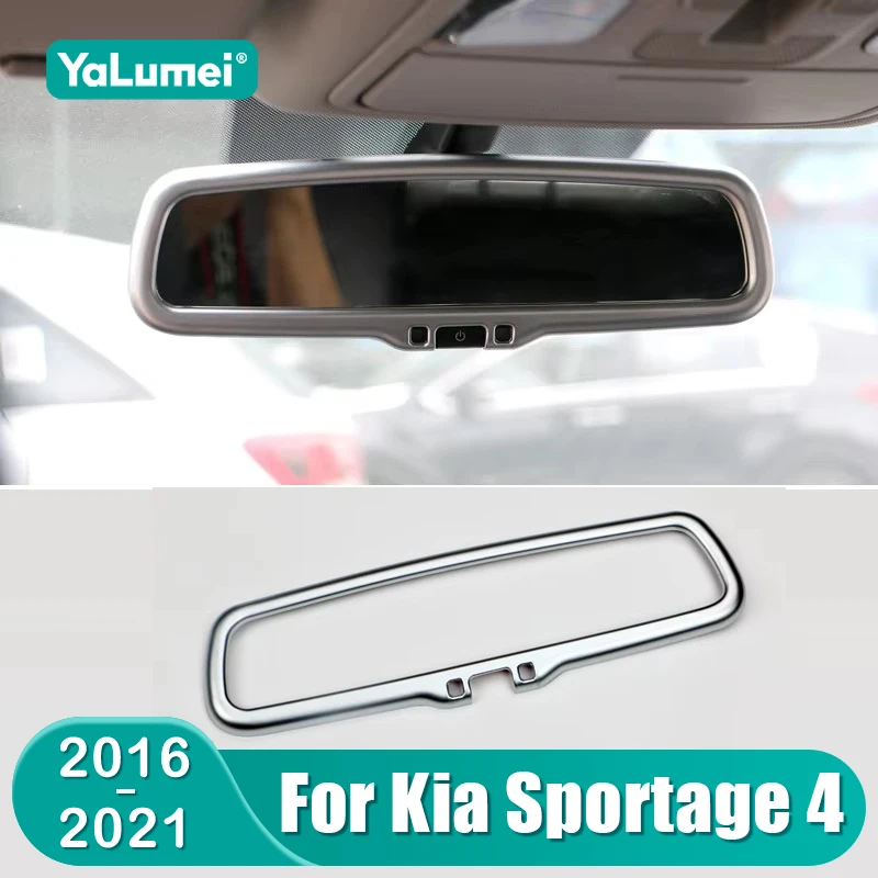 

Для Kia Sportage 4 QL 2016 2017 2018 2019 2020 2021, внутренняя защита зеркала заднего вида, накладка на рамку, аксессуары