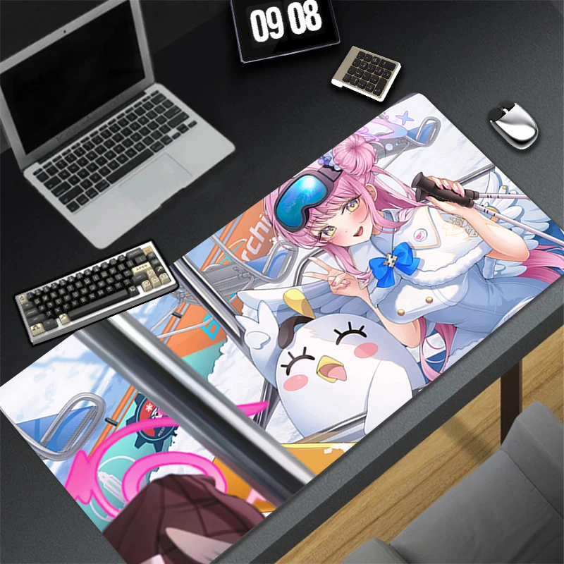 Mousepad Computer Gaming Accessories Keyboard Pad Office PC Rubber Mouse Pad Decoracion Blue Archive Misono Mika Desk Mouse Mat