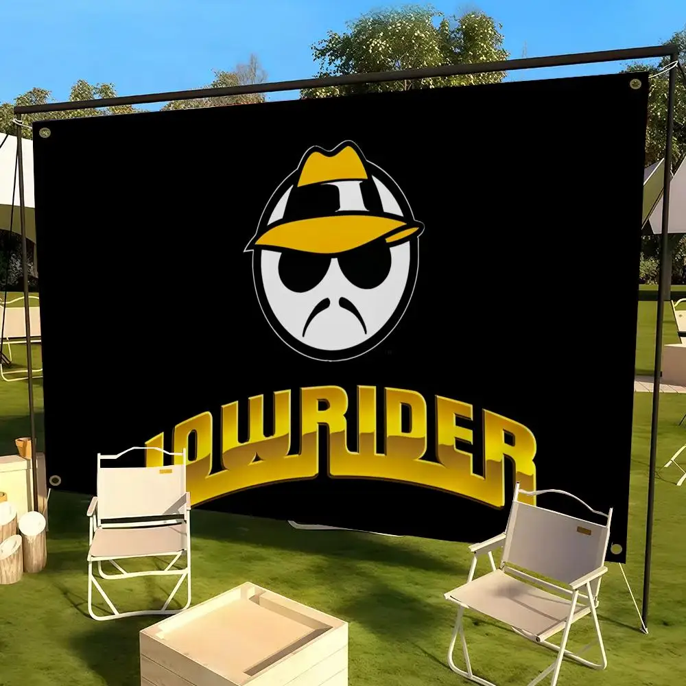 L-Lowrider-S Flags Home Yard & Garden Decor Banner - Indoor Outdoor Wall Hanging Flag