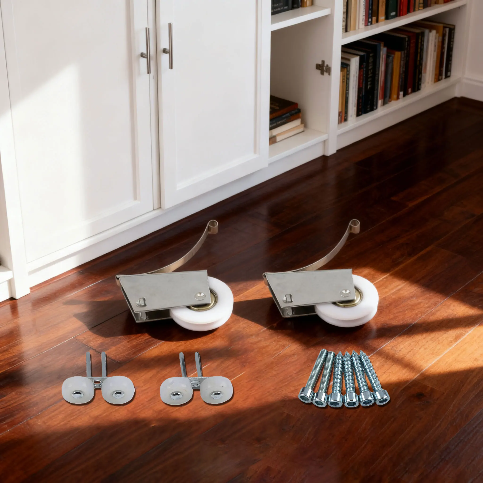 تجديد المنزل، تركيبات الأبواب المنزلقة، نظام بكرة الباب المنزلق عالي الأداء، سهل التركيب، أداء محسن