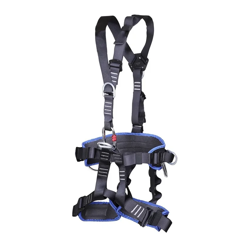 Climbing Safety Harness Mountaineering Equipment Adjustable Full Body Safety Harness For Aerial Work