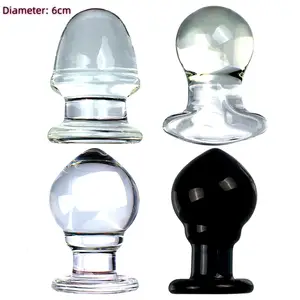 Glass Anal Plug 6Cm