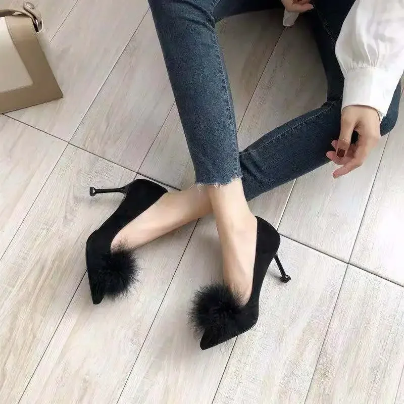 

Женская обувь с квадратным носком, туфли-лодочки на высоком каблуке-шпильке, женские туфли на каблуке Y2k, трендовая распродажа 2025, корейский стиль, быстрая доставка, качество