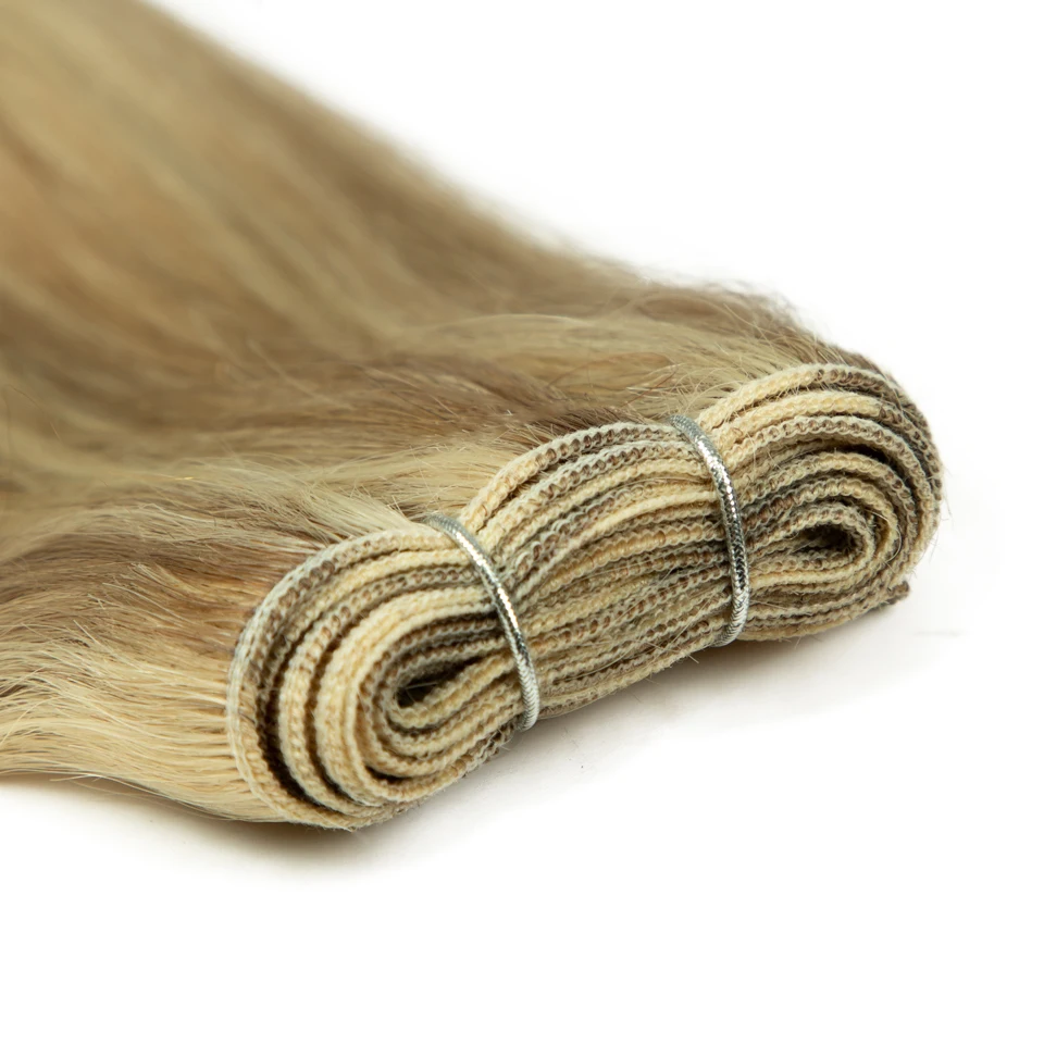 Sleek Brown Human Hair Bundles For Women Straight Colored Human Hair extensions Colored Human Hair 613 Blonde Brazilian Hair