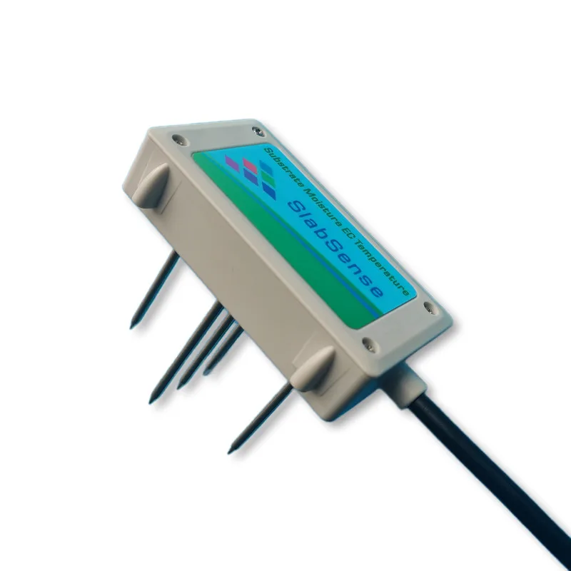 SlabSense Hydroponic Moisture Temperature EC Sensor For Rockwool  Cocopeat etc， SDI-12，RS485 Interface