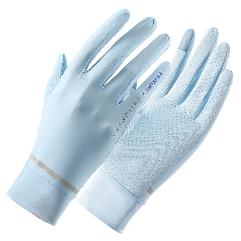 

Women's UV Protection Sun Gloves Ice Silk Touchscreen Full/Half Finger Gloves Thin Breathable for Driving Cycling Fishing