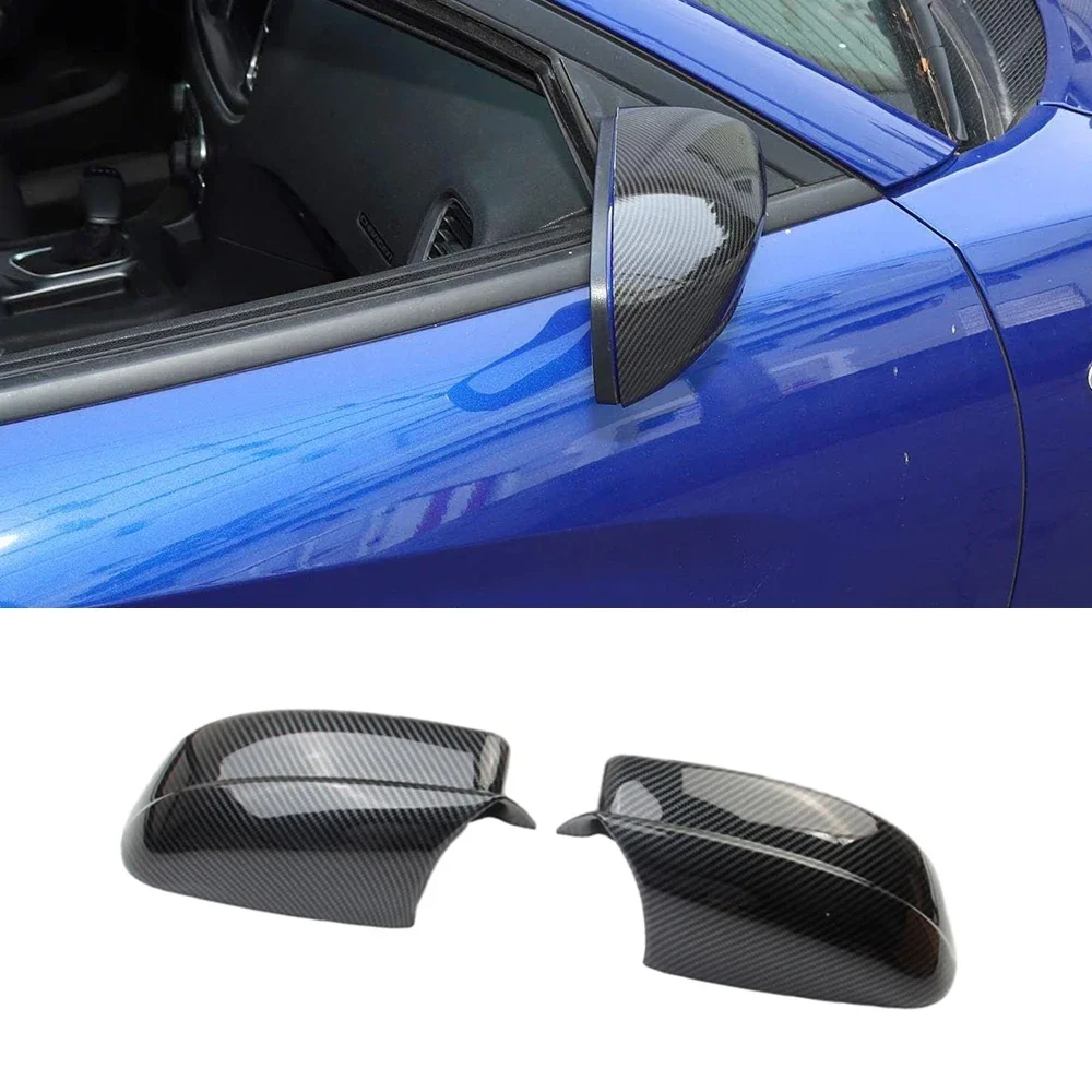 

2 PCS Rear View Mirror Side Carbon Fiber look For Chrysler 200 300 2011-2019 For Dodge Charger 2011-2020 decorative accessories