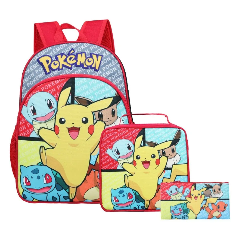 Pokemon Pet Elf Pikachu Schoolbag Children\'s Large-capacity Boys Girls Shoulder Bag Light Durable Backpack Convenient Travel New