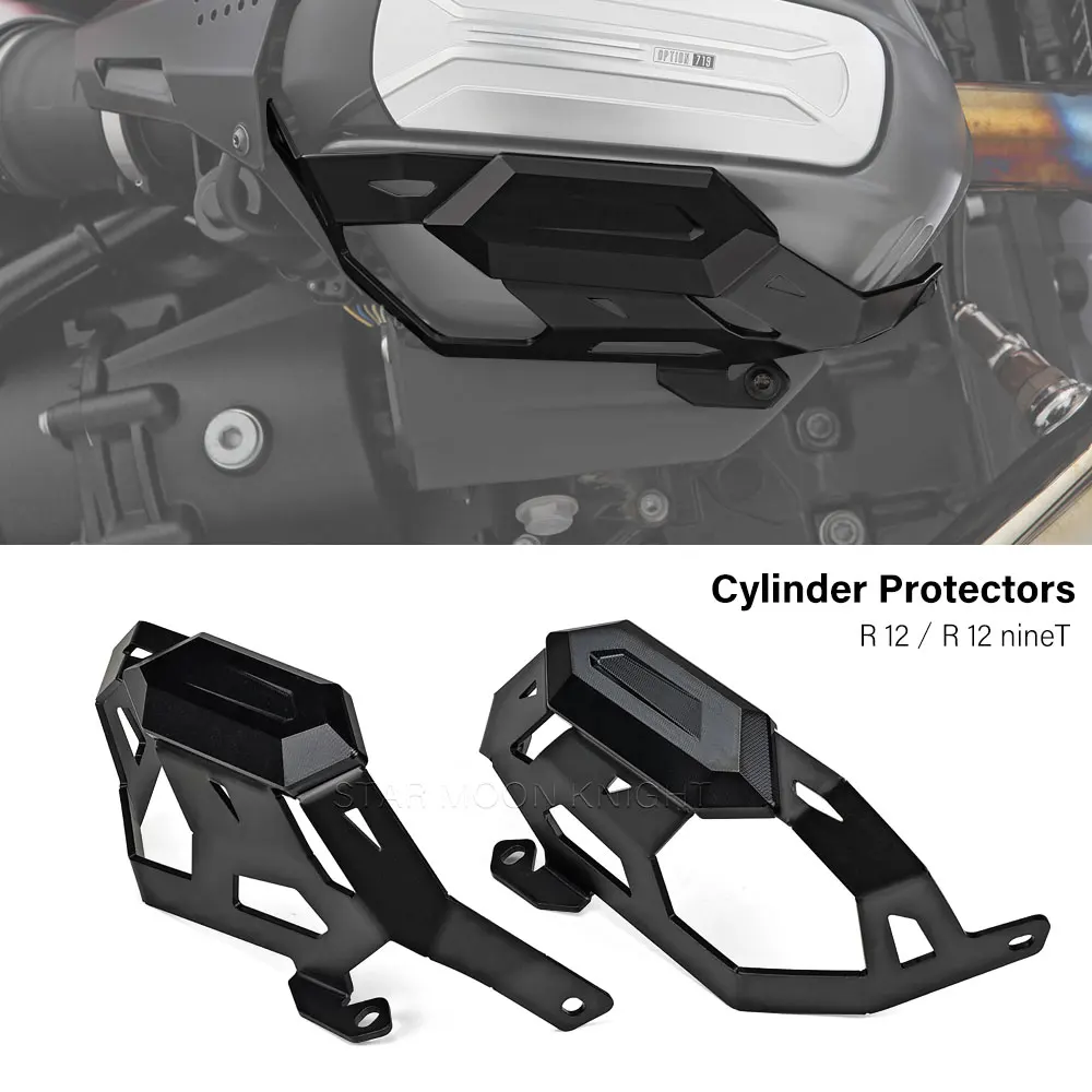 

Motorcycle Engine Cylinder Head Valve Guard Protector For BMW R 12 R12 nineT (2023-) Cylinder Protectors Cover