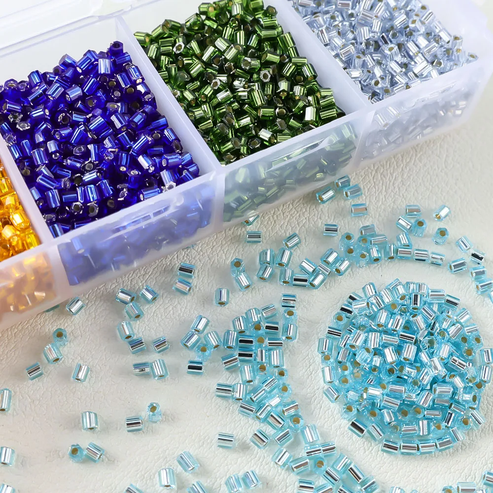 Imported from Japan, bulk 10gMGB silver filled 2CUT beads 2mm jewelry accessories DIY handmade enthusiasts preferred