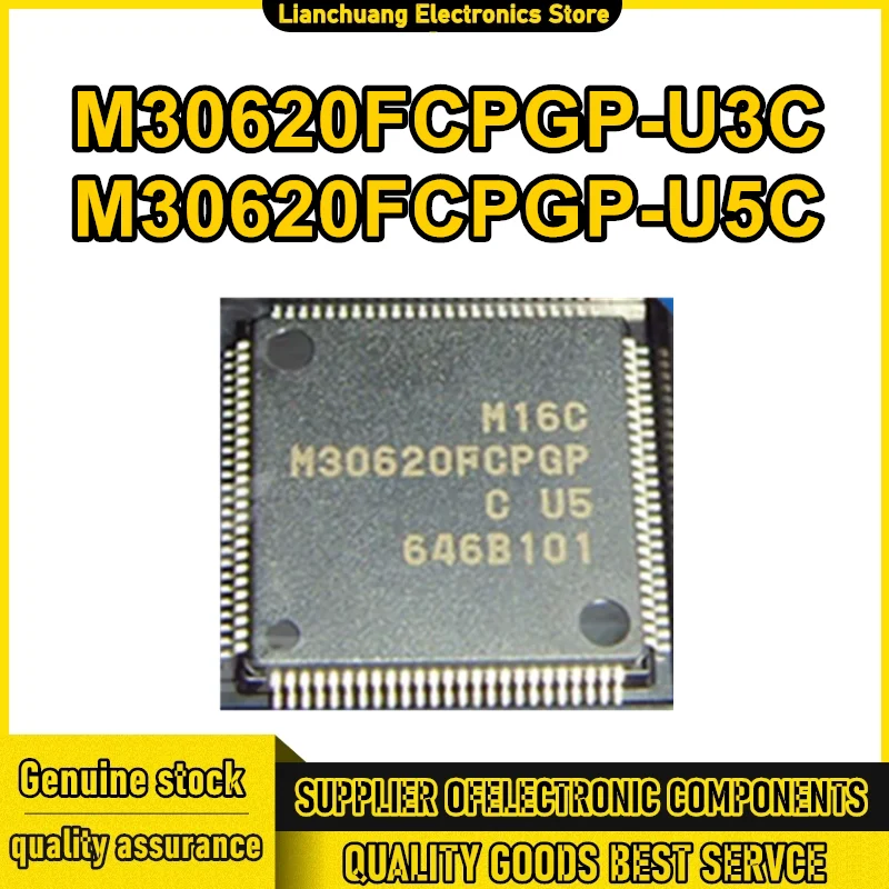 M30620FCPGP-U3C M30620FCPGP-U5C M30620FCPGP M30620 30620FCPGP QFP100 16-bit microcontroller chips in stock 1PCS/LOT